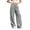 Gray(Womens Sweatpants), variant on TRUNZI Sweatpants for Women Wide Leg Baggy Stretchy High Waist Tummy Control Drawstring Casual Joggers with Side Flap Pockets,Gray,Size L