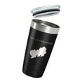 thumbnail image 3 of Lake Koshkonong Map Tumbler Travel Mug Insulated Laser Engraved Coffee Cup Wisconsin 20 oz Black, 3 of 5