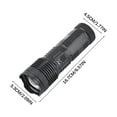 thumbnail image 3 of Linnome Rechargeable LED Flashlight with White Laser for Home Outdoor Lighting Valentine's Day Outdoor Use and Emergency Lighting Needs, 3 of 8