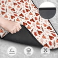 thumbnail image 3 of Wukai Autumn Brown Butterfly Print Car Foot Mat Set of 4 Pieces, Anti-Slip Neoprene Auto Floor Mats Carpet, Universal Fit Automotive Floor Foot Mats Set for SUV, Van, Trucks, 3 of 6