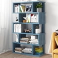thumbnail image 2 of Librero Sippar Biblioteca Moderno Bossa Azul 5 Niveles Bossa Sippar, 2 of 3