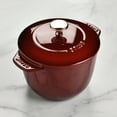 thumbnail image 2 of Staub Cast Iron 1.5-qt Petite French Oven - Grenadine, 2 of 10