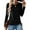 Black, variant on Long Sleeve Trendy Tops for Women Fall Spring Dressy Casual Blouses Side Drawstring Ruched Tunic Tee Shirts (M, Black)