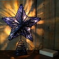 thumbnail image 4 of Estrella azul brillante CVHOMEDECO 3D para árbol de Navidad, 4 of 8