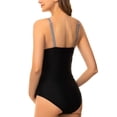 thumbnail image 5 of Ecavus Women's Maternity Swimsuit One Piece V-Neck Swimwear, 5 of 5