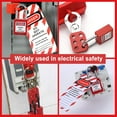 thumbnail image 3 of Kit De Etiquetado De Bloqueo, Candados De Bloqueo De Seguridad Profesionales Versátiles Para Trabajos Industriales, 3 of 7