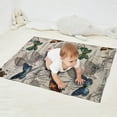 thumbnail image 2 of Butterfly Leaf Text Pattern Blanket,Comfortable Soft Flannel Throw Blanket,All Season,Warm Lightweight Blankets for Sofa Bed Couch Living Room Chair,30"x40", 2 of 4