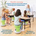 thumbnail image 3 of ECR4Kids Storage Wobble Stool, 15in Seat Height, Active Seating, Lime Green/Light Grey, 3 of 9