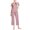 Pink, variant on Sngxgn Women's Nightshirt Short Sleeve Soft Nightgown Sleep Dress(Coffee,L)