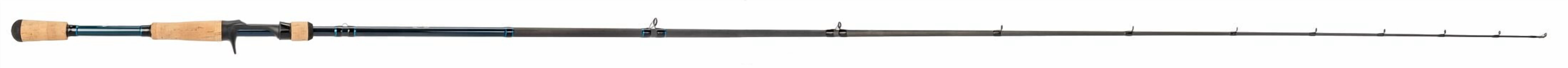 Lew’s LFS Casting Fishing Rod, 7-Foot, 1-Piece Rod with Medium-Heavy Power and Fast Action, LFS-X3 Blank, Cork Split-Grip, Fuji Concept O Guides, Full Contact Reel Seat, Blue/Black