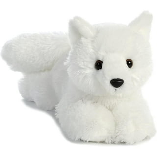 Chubby Arctic Fox Stuffed Animal Plush – KEAIART