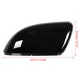 thumbnail image 3 of Par Coche Exterior Retrovisor Espejo Cubierta Tapa Brillante Negro 5K0857536, 3 of 6