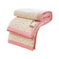 thumbnail image 2 of Qocolhg Cooling Blanket Night Sweats for Hot Sleepers, Cooling Blankets for Kids, Skin-friendly Plain Printed Washed Cotton Summer Quilt, Bedding Soft Coverlet Quilts, 39x59 inch, Pink, 2 of 6