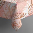 thumbnail image 3 of Floral Square Tablecloth 42x42in(107x107cm) – Waterproof Polyester Printed Table Cover, Wrinkle Resistant & Washable for Kitchen Dining Picnic Party Decor, Thanksgiving,Christmas, Spring,Flower, 3 of 6