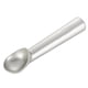 thumbnail image 1 of Pala para helado, cuchara para helado, cuchara antiadherente anticongelante, cuchara para hacer bolas de melón, cuchara para comida de cocina para frutas, puré de patatas (1 pieza, plateada), 1 of 5
