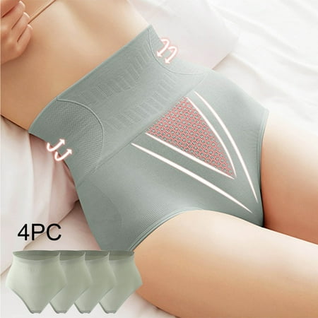 

Idoravan Women s Underwear Clearance Ladies Comfortable Solid Color Large Size High Waist Warm Belly Hip Lift Thin Waist Panties Underwear
