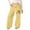 b-Light Yellow742337, variant on Hifoo Child Girls Bow Tie Loose Fit Jogger Pants Straight Leg Athletic Trousers With Back Pocket Casual Comfort Playwear Trendy Kids Slacks