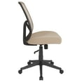 thumbnail image 6 of Flash Furniture Salerno Series High Back Light Brown Mesh Office Chair, 6 of 8