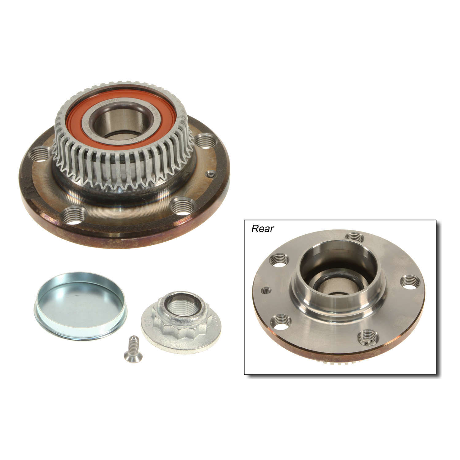 FAG Wheel Bearing Kit, Inc Nut & Dust Cap