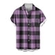 thumbnail image 1 of Mens Casual Manga Corta Botón Abajo Camisas, Cuello de Vuelta Impresión para el Verano, Al Aire Libre Y Desgaste Casual, 1 of 9