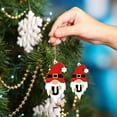 thumbnail image 4 of Christmas Acrylic Hanging Decorations - Set Of 26 Alphabet Letters With Santa Claus For Holiday Ornaments And DIY Crafts, 4 of 6