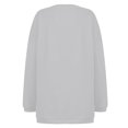 thumbnail image 5 of Women's Solid Thickened Oversize Long Sweater Dress Disappearing Lower Body, Cozy Fall Winter Sweatshirt Dress with Soft Fabric for Fashionable and Comfortable Wear,Light Gray,S, 5 of 7
