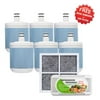 Replacement Water Filter Cartridge for LG LT500P / WF290 Models (6 Pack)