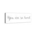 thumbnail image 2 of Creative Products You Are So Loved 12x36 Canvas Wall Art, 2 of 5