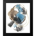 thumbnail image 2 of Goldberger, Jennifer 15x18 Black Modern Framed Museum Art Print Titled - Gold Loops I, 2 of 5