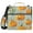Cute Pumpkin and Leaf, variant on 3 Ring Zipper Binder with Shoulder Strap Waterproof Trapper Keeper 1.5 Inch D-Ring 500 Sheets Capacity Lovely Long Ear Dog