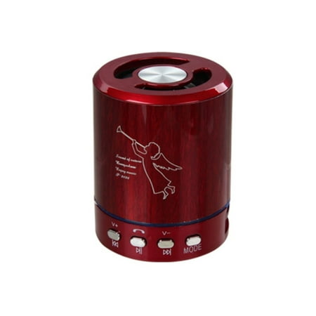 Insten Red Portable Mini Speaker for Laptop PC Cumpter Cell Phone Smartphone MP3 MP4 Music
