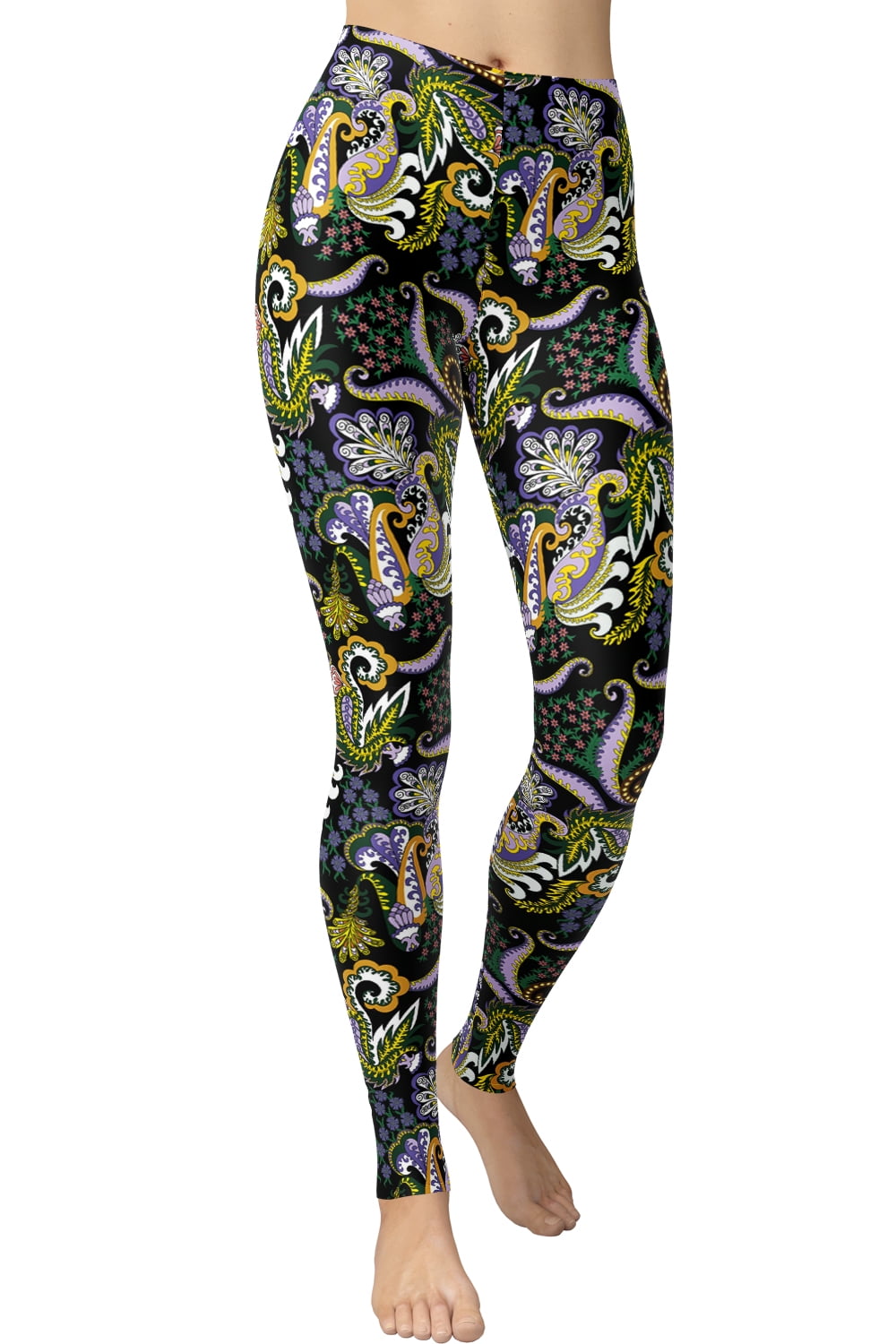 ViV Collection Printed Brushed Leggings Jungle Brightness Plus