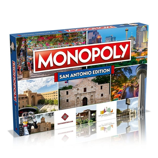 Juego de mesa Monopoly San Antonio Edition para 2-6 jugadores