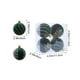 thumbnail image 3 of 6CM Flocked Christmas Balls Hanging Balls Glitter Plastic Balls Christmas Tree Ornament Set Of Four, 3 of 6