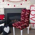 thumbnail image 6 of Valentine's Day Dining Chair Covers Chair Back Covers Removable Washable Chair Protectors for Valentine's Day Home Kitchen, 6 of 6