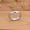 thumbnail image 4 of LD DESIGNS Solid Silver Hammered Ring Band, 925 Sterling Silver Band, Hammered Silver Ring, 4 of 7