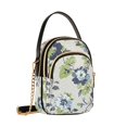 thumbnail image 7 of FORMRS Crossbody Bag for Women Quilted Travel Shoulder Cell Phone Purse with Chain Strap Handbag, Light Floral Pattern, 7 of 7