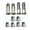 Silver, variant on Tizuqe Laptop Bottom Case Screws Replacement for Air A1932 A2179 Laptop Accessories