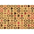 thumbnail image 1 of Ahgly Company Indoor Rectangle Patterned Bright Gold Yellow Area Rugs, 7' x 9', 1 of 6