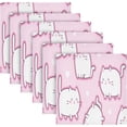 thumbnail image 6 of GZHJMY Cute Cats on Pink Cloth Napkins Washable Napkin for Dinner Table Decorative for Home Dinner Restaurant Parties 20 Inch 4 Pack Decorative Washcloths, 6 of 7