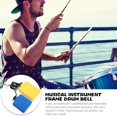 thumbnail image 2 of Miangastore Percussion Instrument Musical Drum Accessory Dual Mounted Bell Instrument, 2 of 9