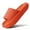 Orange, variant on Shower Shoes for Womens Mens Quickly Dry Soft Cushion Tick Sole Non Slip Slides Sandal Sandals Bathroom Indoor Outdoor Home