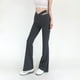thumbnail image 4 of MKLEKYY Leggings de cintura alta para mujer, calados, acampanados, para yoga y fitness, informales, modernos, para entrenamiento, 4 of 4