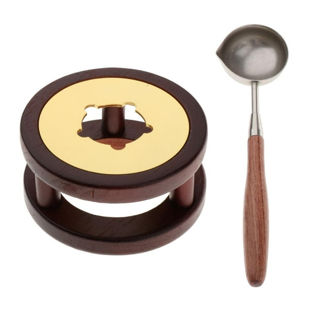 Horno de Sello de Cera de Calentador con / Manija de Herramienta de Horno de de Cera para de la de la Sell Estilo 3 BLESIY Horno de fusión de cera de sellado