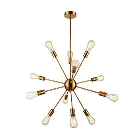 Sputnik Chandelier Housen Solutions 12 Lights Pendant Lighting Brushed Br Retro Ceiling Light Fixture Ul Listed Sputnik Chandelier Housen Solutions 12 Lights Pendant Lighting Brushed Br Retro Ceiling Light Fixture Ul Listed