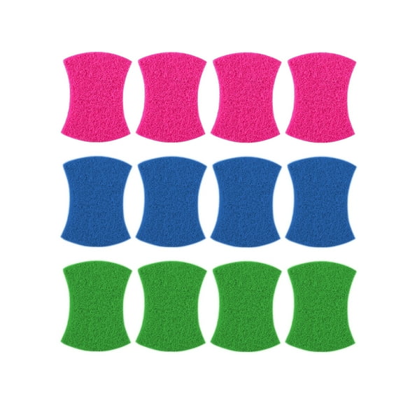 SLYNSHome 12Pcs Scrub & Wipe Cloths Kitchen Scrub Sponges Non-Scratch Scrub Pad for Dishes,Pots,Pans,Cookware,Countertops Cleaning Supplies