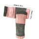 thumbnail image 2 of Guantes de punto sin dedos para mujer con diseño de empalme bordado | Guantes cálidos y modernos para uso informal | Talla única | 1 par, 2 of 3