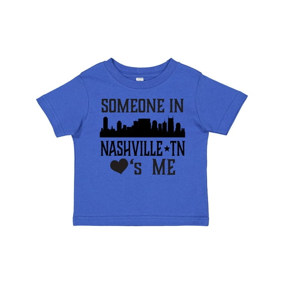 Inktastic Nashville Tennessee Someone Loves Me Skyline Boys or Girls Toddler T-Shirt