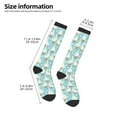 thumbnail image 5 of Balery White Geese And Flower Fun Novelty Socks Men'S Women'S Crew Socks Funny Crazy Novelty Socks Quirky And Cool Socks, 5 of 9