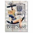 thumbnail image 2 of Day Dream WPBS1420 14 x 20 in. Prestigious Boat Shed Wall Art, 2 of 2